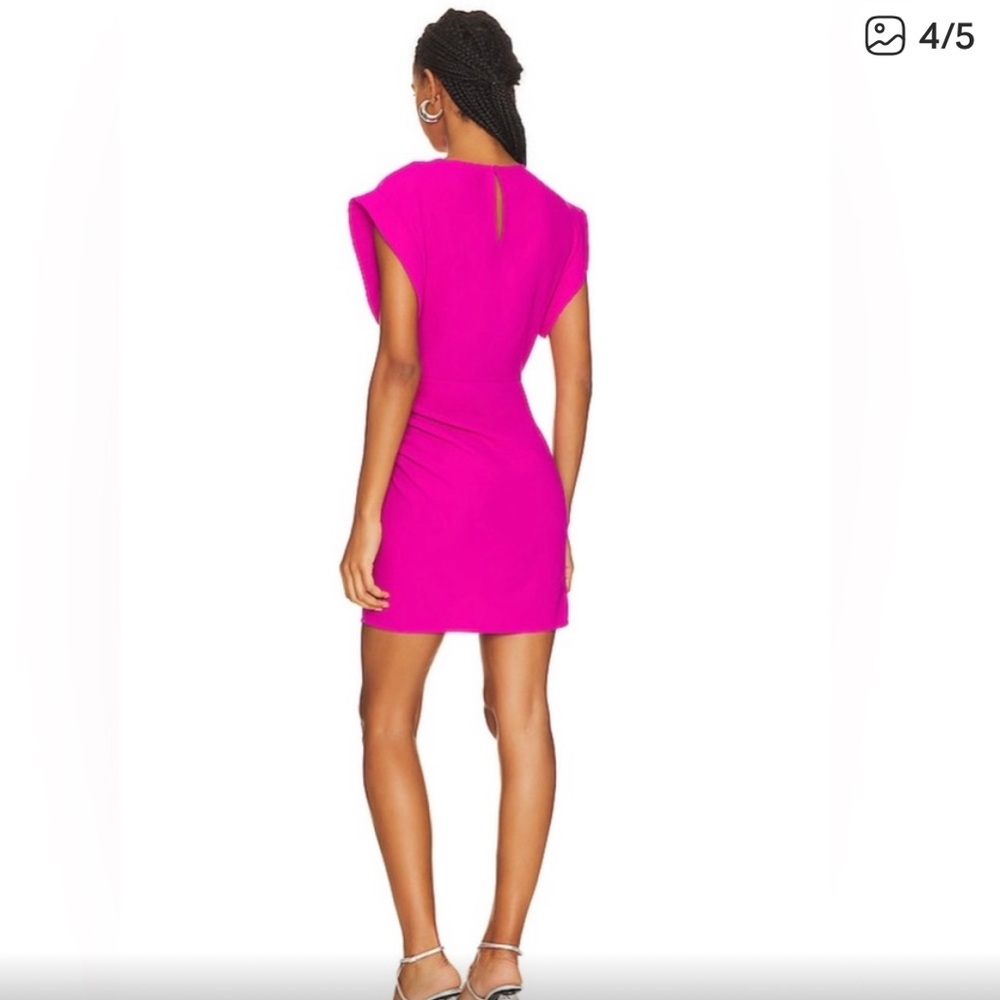 Amanda Uprichard Cleary Mini Dress in Fuschia - nwt - small - Picture 4 of 7